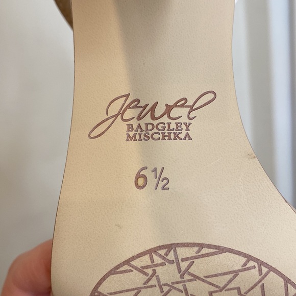 Badgley Mischka jewel heels - Picture 6 of 7
